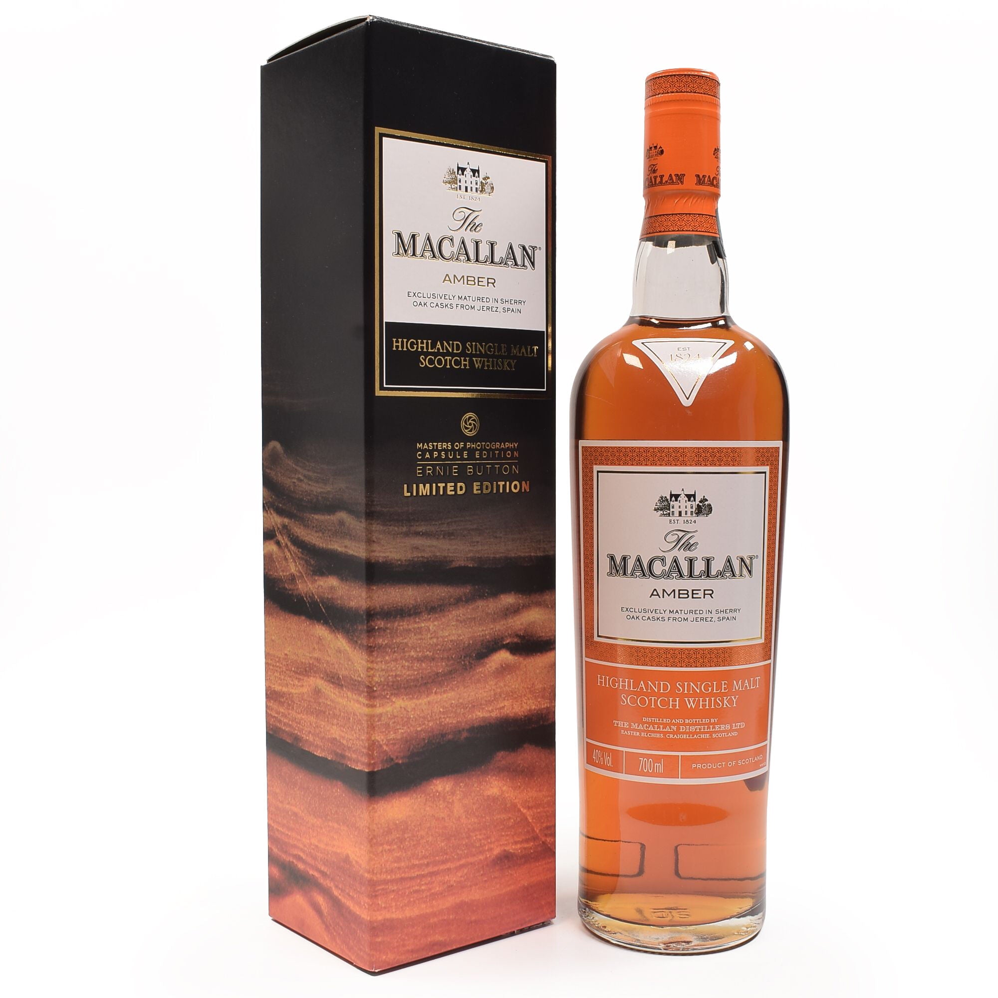 Macallan Amber Masters of Photography whisky Capsule Edition
