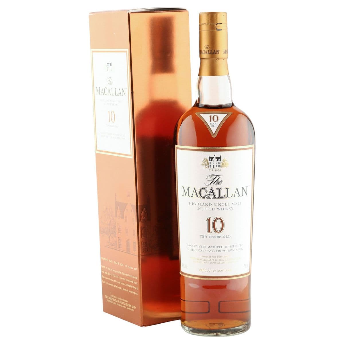 Macallan 10 year old Sherry Oak whisky